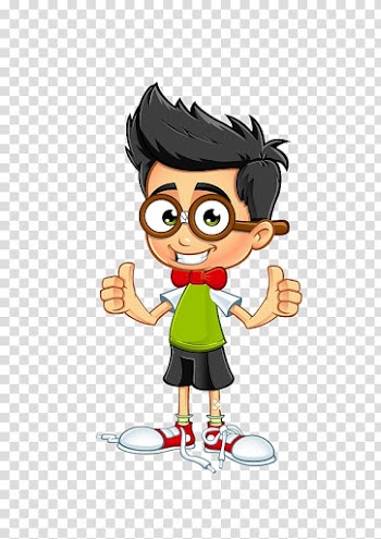 , Animated Nerd transparent background PNG clipart