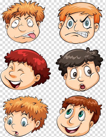 Animation , Different expressions Avatar transparent background PNG clipart