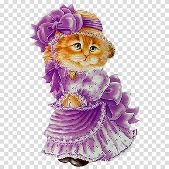 Animation Easter bonnet, ginger watercolor transparent background PNG clipart