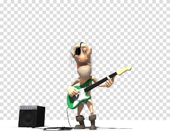Animation Guitarist , Animated Guitar transparent background PNG clipart