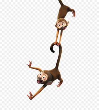 Animation Monkey Clip art - Monkey fishing month fairy tale 