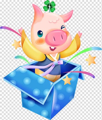 Animation , piglet transparent background PNG clipart