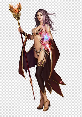 Animation resolution, fantasy girl transparent background PNG clipart