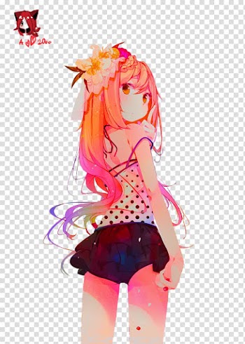 Anime Animation , anime girl transparent background PNG clipart