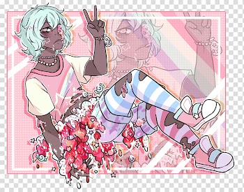 Anime Art Manga Splatter film, Anime transparent background PNG clipart