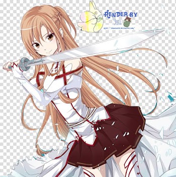 Anime Asuna transparent background PNG clipart