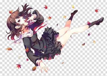 Anime Autumn Rendering Mangaka, Anime transparent background PNG clipart