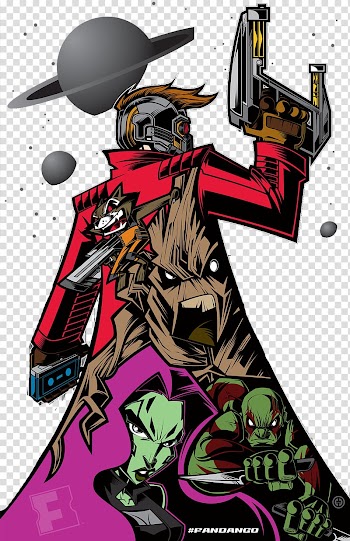 Anime character illustration, Cartoon Groot Comics Illustration, Skeleton gun transparent background PNG clipart