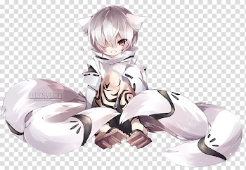 Anime Chibi Kitsune Child Drawing, Anime transparent background PNG clipart