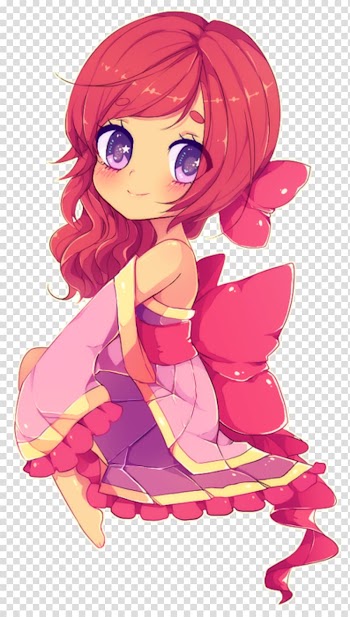 Anime Chibi Mangaka Drawing Art, Anime transparent background PNG clipart