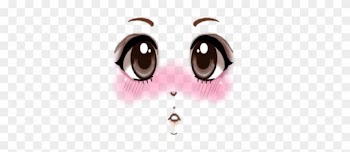 Anime Collection │ Blush - Face Png Roblox Blush