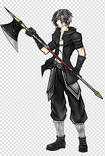 Anime , Dark Warrior Free transparent background PNG clipart
