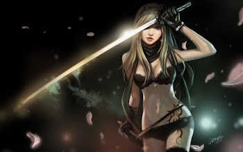 Anime Girl with Katana