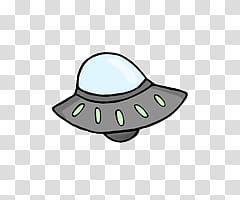 Anime, gray UFO transparent background PNG clipart