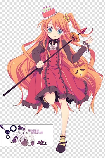 Anime Halloween Mangaka Lolicon, Anime transparent background PNG clipart