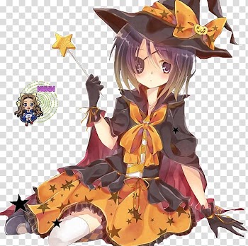 Anime Halloween Mangaka Pixiv, Anime transparent background PNG clipart