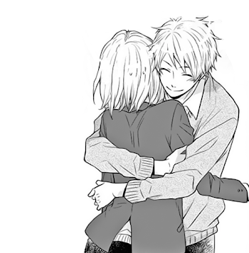 Anime Hug Drawing at PaintingValley.com | Explore collection of ...