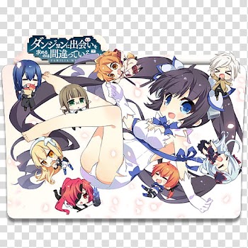 Anime Icon , DanMachi v, females anime characters illustration transparent background PNG clipart
