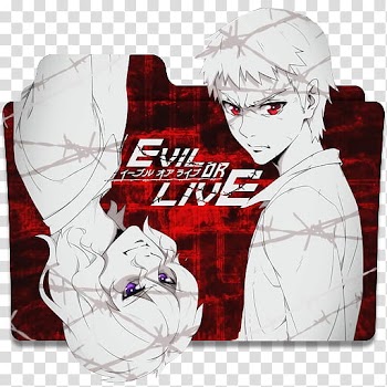 Anime Icon , Evil or Live, Evil or Live anime illustration transparent background PNG clipart