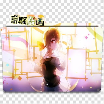 Anime Icon , female in black long-sleeved top anime graphic transparent background PNG clipart