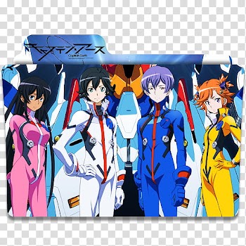 Anime Icon , four anime characters transparent background PNG clipart