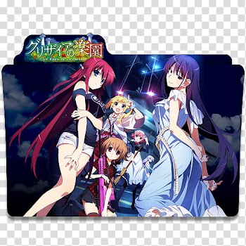 Anime Icon , Grisaia no Rakuen, purple haired female anime character transparent background PNG clipart