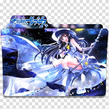 Anime Icon , Houkago no Pleiades v, female animated character folder icon transparent background PNG clipart