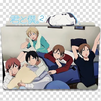 Anime Icon , Kimi to Boku  v, anime folder transparent background PNG clipart