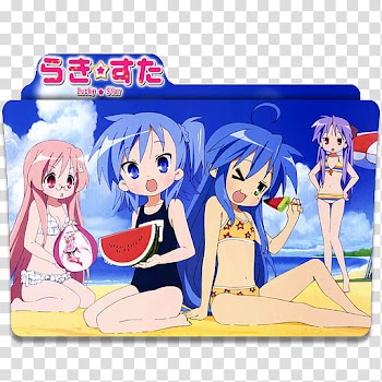 Anime Icon , Lucky Star v transparent background PNG clipart