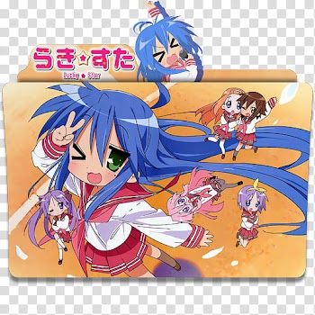Anime Icon , Lucky Star v transparent background PNG clipart