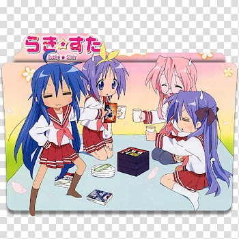 Anime Icon , Lucky Star v transparent background PNG clipart