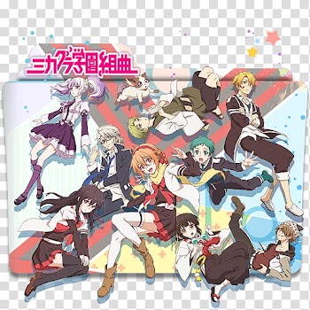 Anime Icon , Mikagura Gakuen Kumikyoku v, anime character folder transparent background PNG clipart