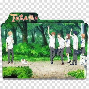 Anime Icon , Natsume Yuujinchou Roku, animated movie characters illustration transparent background PNG clipart