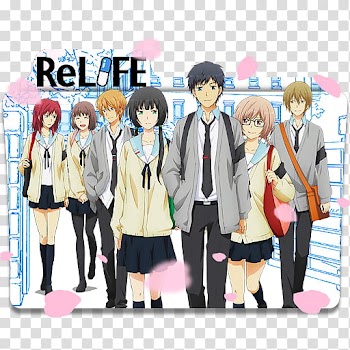Anime Icon , ReLIFE, ReLife graphic folder transparent background PNG clipart