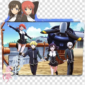 Anime Icon , Toaru Hikuushi e no Koiuta, anime fictional character folder transparent background PNG clipart