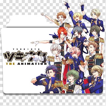 Anime Icon , Tsukiuta The Animation v, Tukiuta the Animation poster transparent background PNG clipart