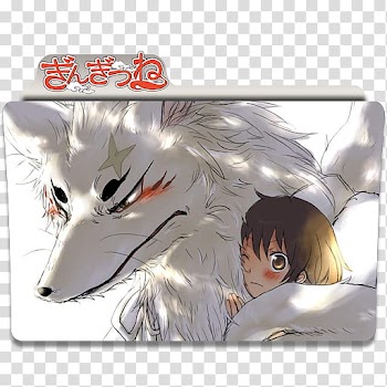 Anime Icon , wolf and girl illustration transparent background PNG clipart