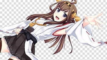 Anime Kantai Collection Desktop Mangaka Japanese battleship Kongō, Anime transparent background PNG clipart