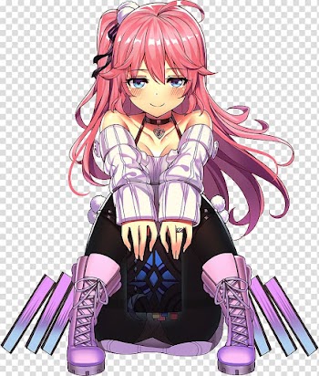 Anime Kavaii Pixiv, anime girl transparent background PNG clipart
