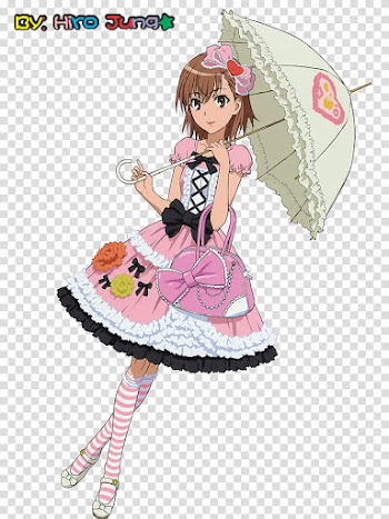 Anime Lolitas Renders, A Certain Scientific Railgun Mikasa Mikoto transparent background PNG clipart