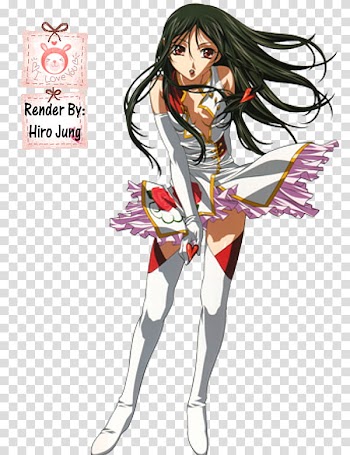 Anime Lolitas Renders, black haired anime female character transparent background PNG clipart