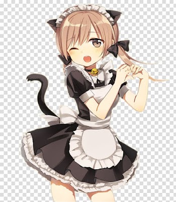 Anime Mangaka Catgirl Chibi, Anime transparent background PNG clipart