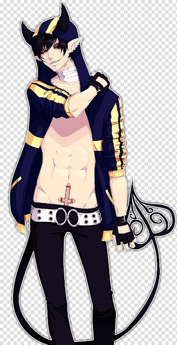 Anime Mangaka Demon Devil , Anime transparent background PNG clipart