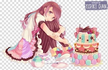 Anime Mangaka Girl, Anime transparent background PNG clipart