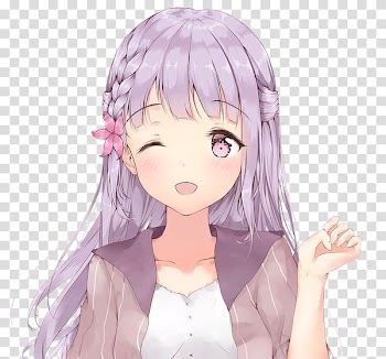 Anime Mangaka Moe, blush floral transparent background PNG clipart