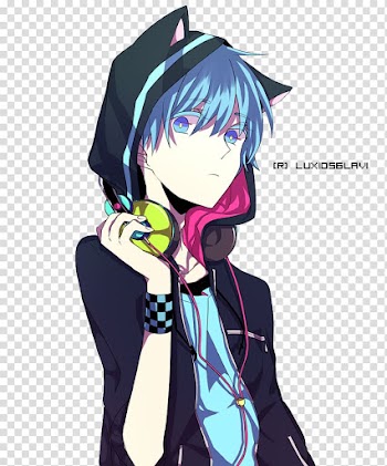Anime music video Drawing Headphones, Anime transparent background PNG clipart