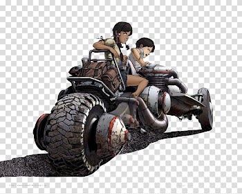 Anime Original video animation Art book Film director, Cartoon jeep transparent background PNG clipart