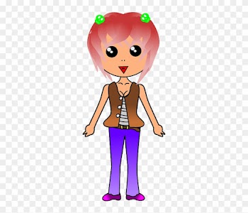 Anime, People, Girl, Woman, Redhead, Standing, Female - Gambar Kartun Orang Berdiri