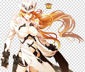Anime Render , brown haired female character transparent background PNG clipart