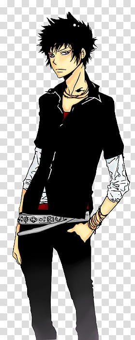 Anime Render , Hitman Reborn character illustration transparent background PNG clipart
